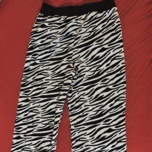 Garanimal's girl's kid's pajama pants zebra print bottoms 5T toddler